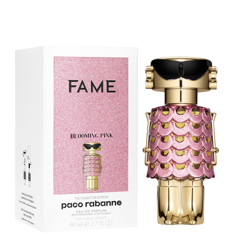 Paco Rabanne Fame blooming pink Eau de Parfum da 80ml Scatolato