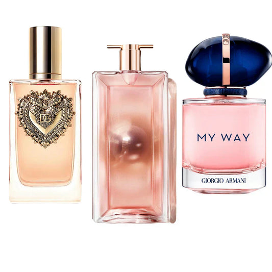 3 Parfums Dolce Gabbana Devotion, My Way Giorgio Armani, Lâncome Idôle (Eau Parfum)100ml